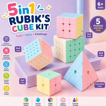 𝟓 𝐢𝐧 𝟏 𝐑𝐮𝐛𝐢𝐤 𝐂𝐮𝐛𝐞 𝐏𝐮𝐳𝐳𝐥𝐞 𝐔𝐥𝐭𝐢𝐦𝐚𝐭𝐞 𝐊𝐢𝐭