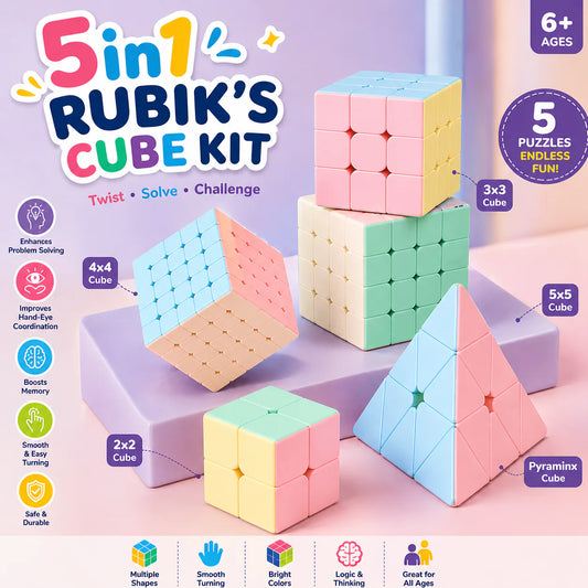 𝟓 𝐢𝐧 𝟏 𝐑𝐮𝐛𝐢𝐤 𝐂𝐮𝐛𝐞 𝐏𝐮𝐳𝐳𝐥𝐞 𝐔𝐥𝐭𝐢𝐦𝐚𝐭𝐞 𝐊𝐢𝐭